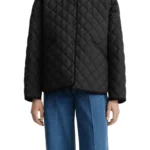 Womens Quilted Black Jacket