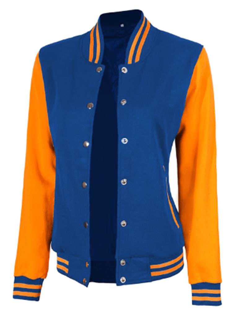 Royal Blue Varsity Jacket