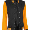 Yellow Black Varsity Jacket