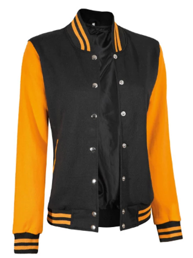 Yellow Black Varsity Jacket