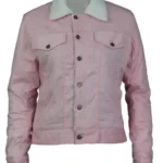 Gossip Girl Denim Leather Jacket