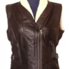 The Walking Dead Andrea Harrison Leather Vest