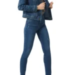 womens denim blue jacket