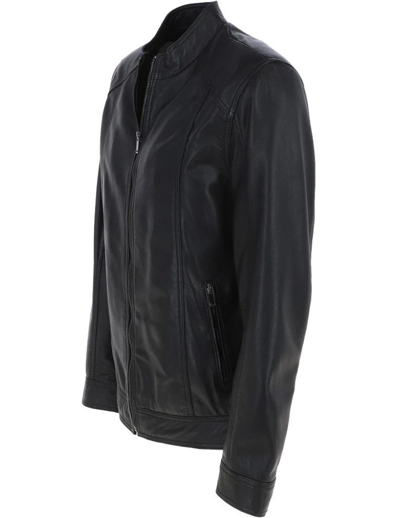 Men's Hard Knott Black Genuine Jacket