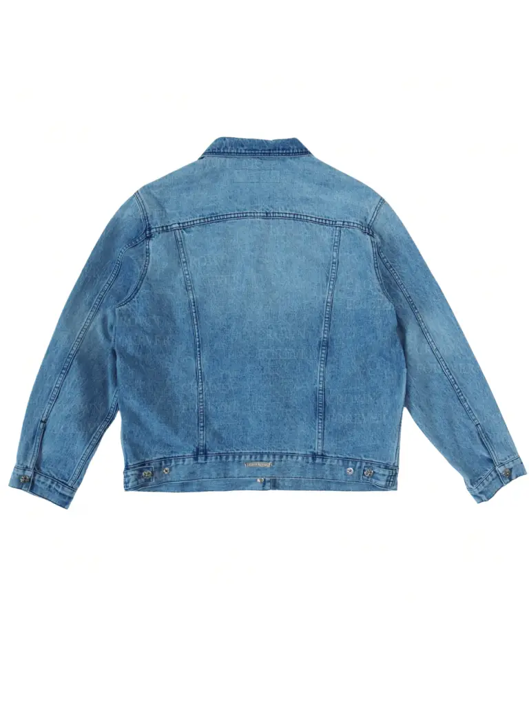 Denim Chrome Heart Jacket
