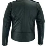 Mens Marlon Brando Black Leather Jacket
