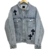 Women's Trendy Chrome Hearts Denim Jacket