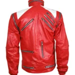 Men Red & White Jacket