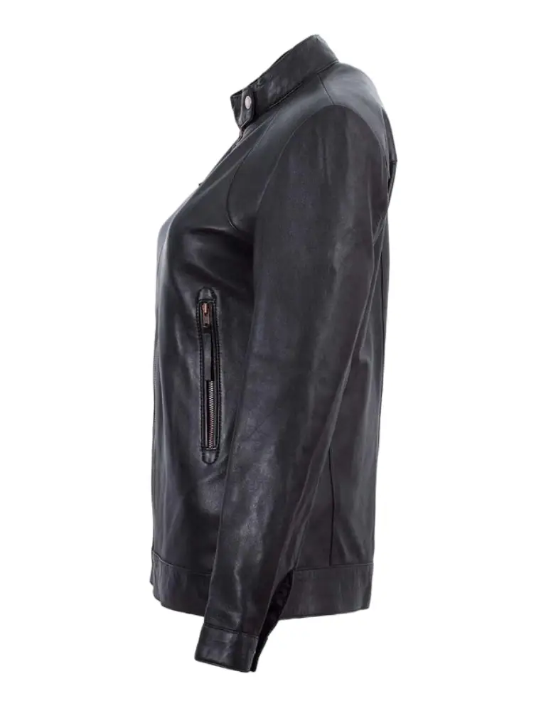 Women Biker Black Jacket