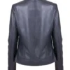 Women Lightweight Sheep Leather Black Jacket