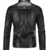 Women Motorcycle Leather Black Jacket
