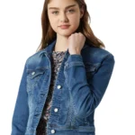 women blue denim jacket