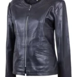 Black Classic Motorcycle Jacket