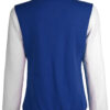 womens Blue and White Varsity baseball Jacket