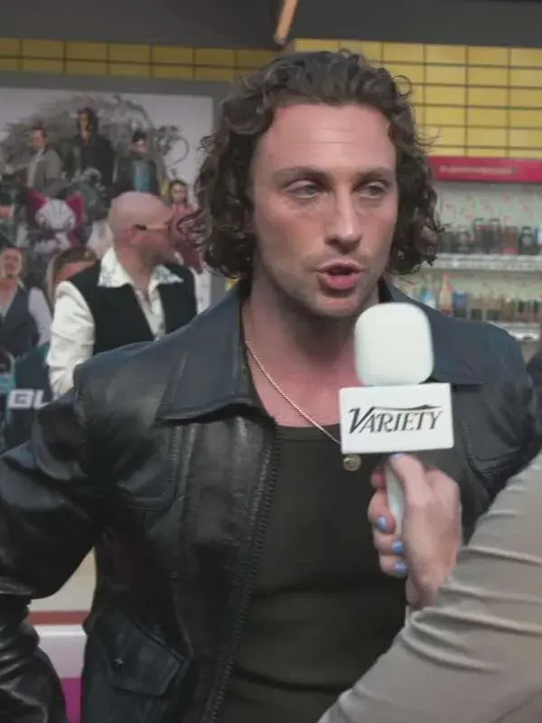 Aaron-Taylor-Johnson-Kraven-the-Hunter-2024-Black-Leather-Jacket