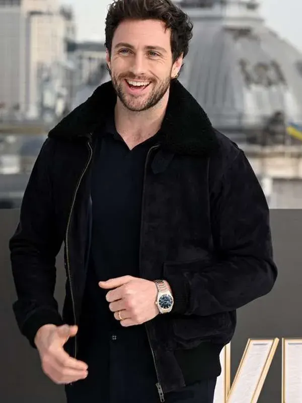 Aaron-Taylor-Johnson-Kraven-the-Hunter-Suede-Jacket