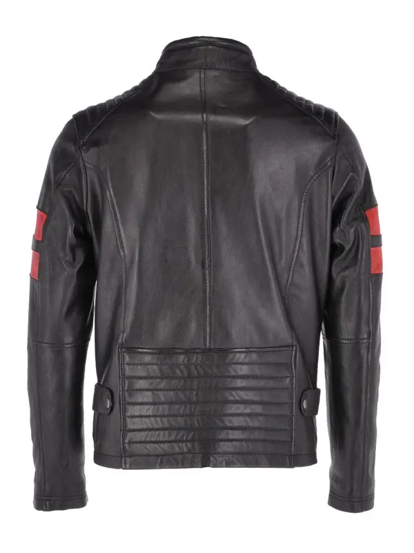 Alistair-Mens-Black-Racer-Leather-jacket-Back.