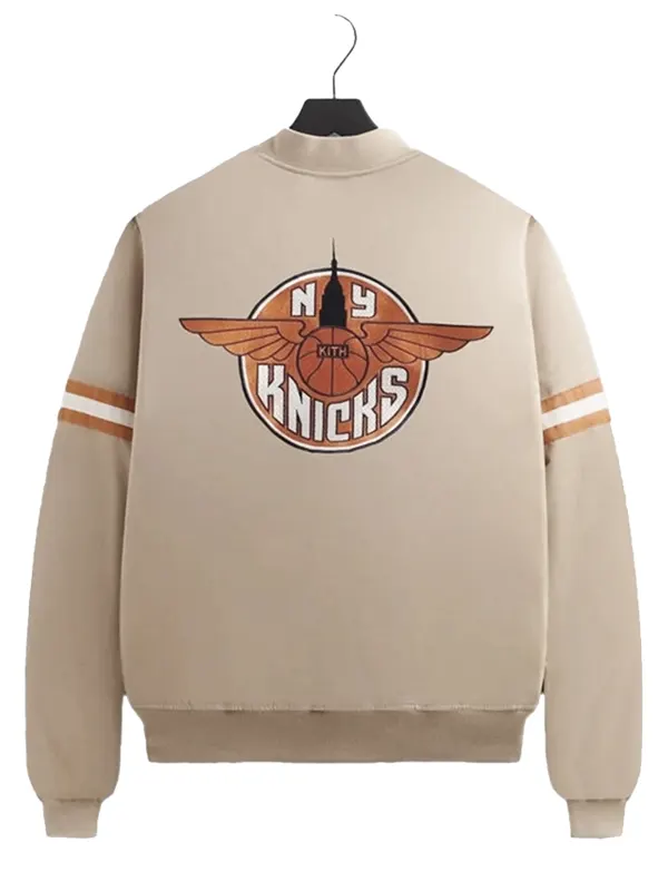 Andrew Schulz New York Knicks Bomber Jacket Back