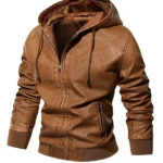 Antioch-Mens-Brown-Hooded-Leather-Jacket.
