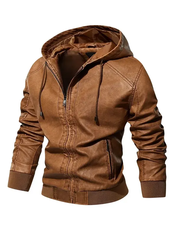 Antioch-Mens-Brown-Hooded-Leather-Jacket.