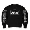 Aries-Column-black-Sweatshirt