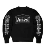 Aries-Column-black-Sweatshirt