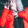 Billie-Eilish-Red-Puffer-Jacket