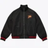 Black-Philadelphia-76ers-Satin-Full-Zip-Jacket