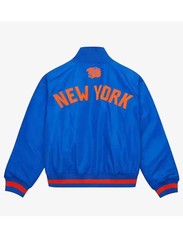 Blue-New-York-Knicks-Satin-Full-Zip-Jacket