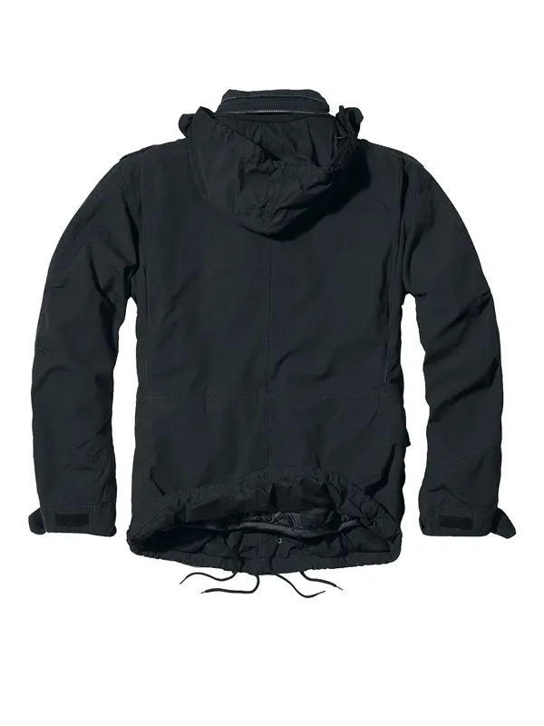 Brandit-M65-Giant-Winter-Black-Jacket-Back