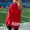 Brittany-Mahomes-Oversized-Custom-Red-Jacket