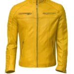 Cafe-Racer-Style-Yellow-Leather-Jacket-for-Men