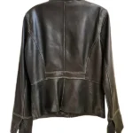 Casual-Soft-Leather-Biker-Jacket-Womens​-Back