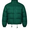 Casual-Style-Dark-Green-Puffer-Jacket