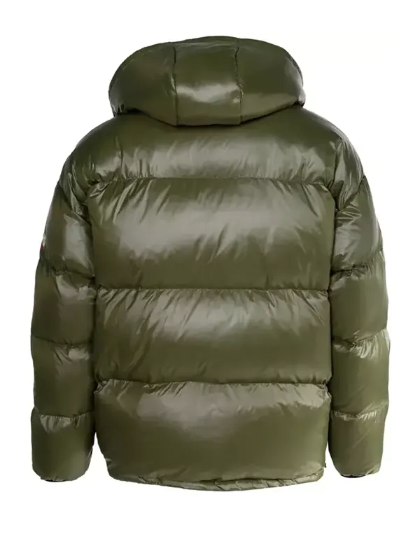 Casual-Style-Green-Puffer-Jacket-with-Hood-Back