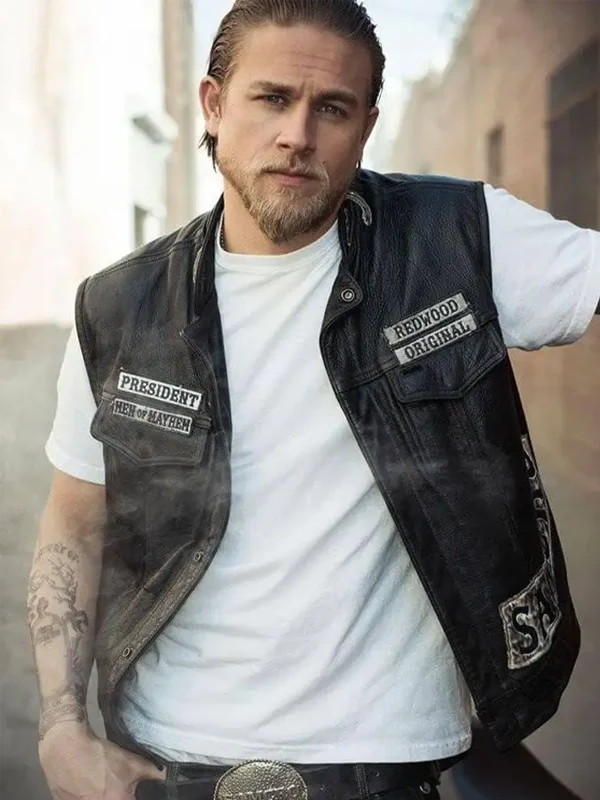 Charlie-Hunnam-Sons-of-Anarchy-Leather-Vest