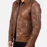 Choco-Brown-Leather-Jacket