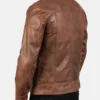 Choco-Brown-Leather-Jacket-Back