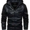 Claremont-Mens-Black-Hooded-Leather-Jacket.