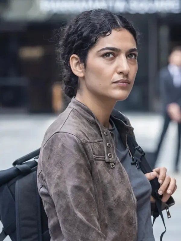 Critical-Incident-Sandra-Ali-Brown-Leather-Jacket