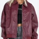 Daddy-Issues-Aimee-Lou-Wood-Leather-Bomber-Jacket