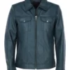 Deshawn-Mens-Blue-Bomber-Leather-Shirt-Jacket.