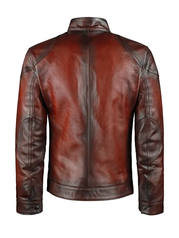 Domingo-Mens-Vintage-Red-Leather-Jacket-Back.