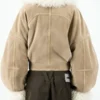 Emily-in-Paris-S04-Camille-Razat-Faux-Fur-Trim-Beige-Suede-Jacket-Back