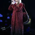 Eras-Tour-Amsterdam-Taylor-Swift-Red-Sequin-Coat