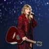 Eras-Tour-Amsterdam-Taylor-Swift-Sequin-Red-Coat