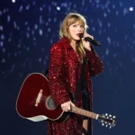 Eras-Tour-Amsterdam-Taylor-Swift-Sequin-Red-Coat