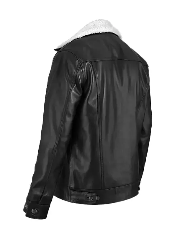 Everton-Mens-Black-Shearling-Leather-Jacket-Back.
