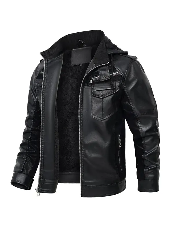 Fred-Mens-Black-Hooded-Leather-Jacket.