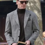 George Woodhouse Black Bag Grey Blazer